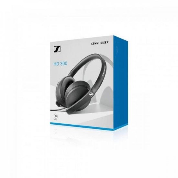 Fone de Ouvido Sennheiser HD300 Preto