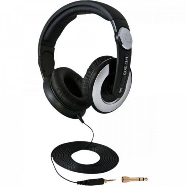 Fone de Ouvido Sennheiser HD205 II West Preto