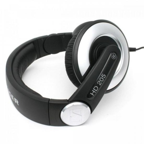 Fone de Ouvido Sennheiser HD205 II West Preto