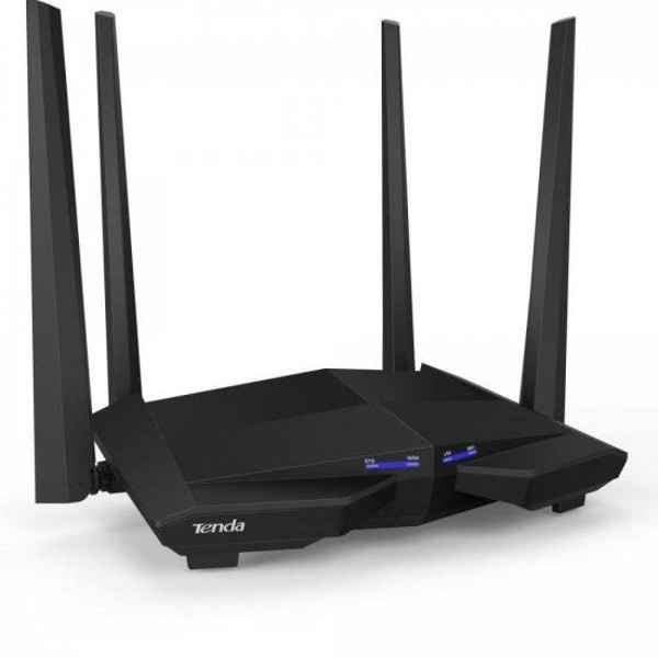 Roteador Gigabit Dual Wifi 1200Mbps AC10 Preto TENDA