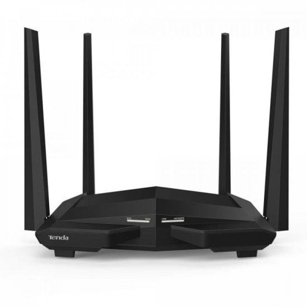 Roteador Gigabit Dual Wifi 1200Mbps AC10 Preto TENDA