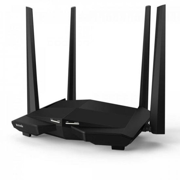 Roteador Gigabit Dual Wifi 1200Mbps AC10 Preto TENDA
