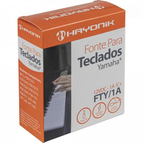 Fonte Chaveada Para Teclados Yamaha 12VDC 1A FTY/1A HAYONIK
