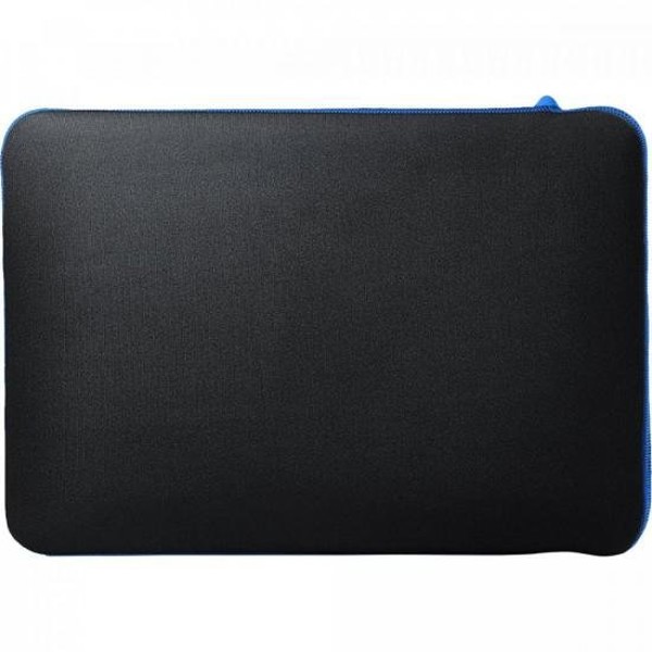 Sleeve para Notebook 14" Neoprene Preto/Azul HP