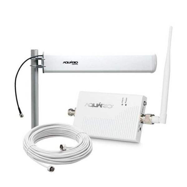 Kit Mini Repetidor Celular Aquário RP-2160 2100MHz Azul