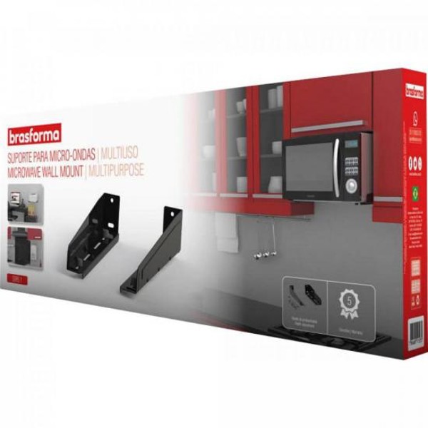 Suporte Para Forno Micro-ondas Brasforma SBR 5.1 Preto
