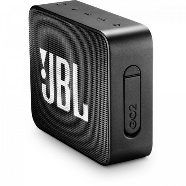 Caixa Multimídia Portátil Bluetooth GO 2 Preta JBL