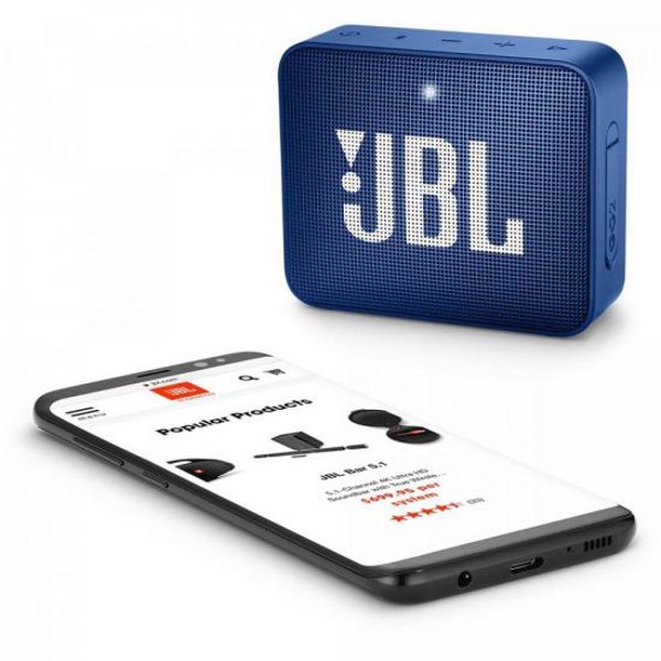 Caixa Multimídia Portátil Bluetooth GO 2 Azul JBL
