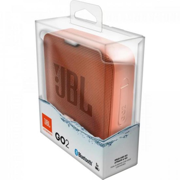Caixa Multimídia Portátil Bluetooth GO 2 Canela JBL