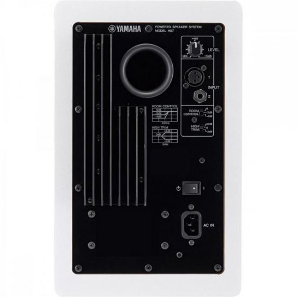 Monitor de Referência Para Estúdio Yamaha HS7 95W RMS Branco