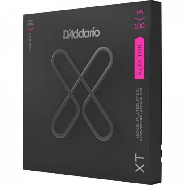 Encordoamento Baixo 4 Cordas Revestido .045-.100 XT Nickel XTB45100 D Addario