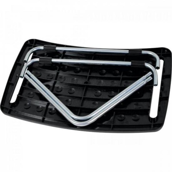 Apoio de Pés ABS Zincado Preto Multivisão