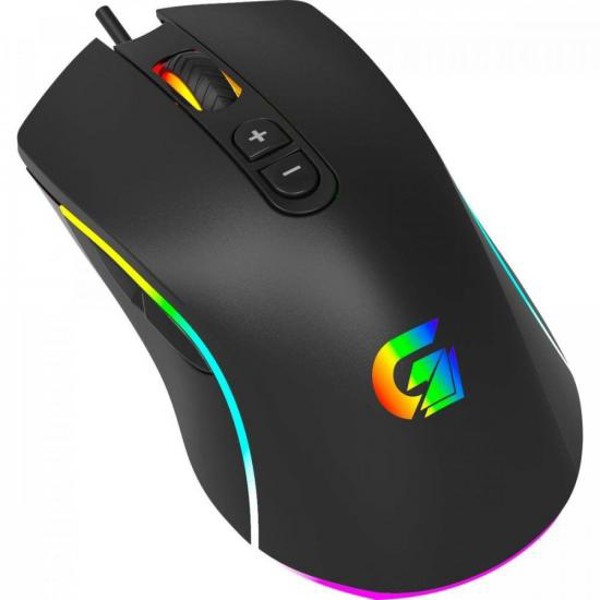 Mouse Gamer Fortrek Cruiser 10000 Dpi RGB Preto