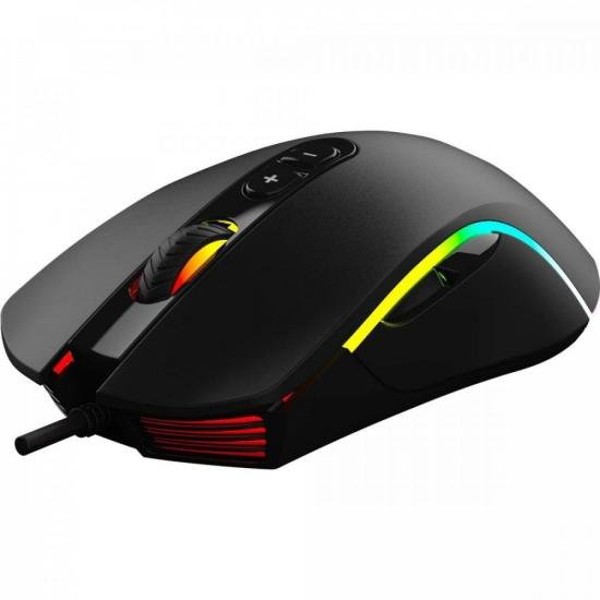 Mouse Gamer Fortrek Cruiser 10000 Dpi RGB Preto