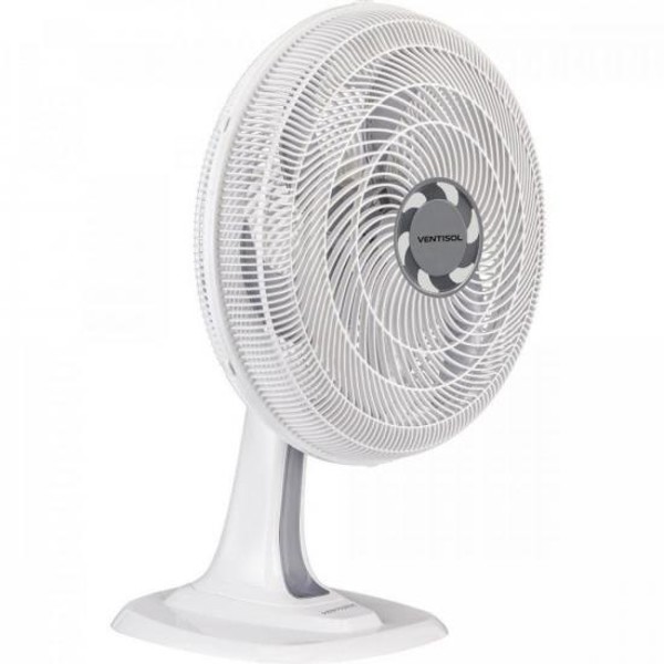 Ventilador de Mesa 30cm 127V TURBO6 Branco VENTISOL