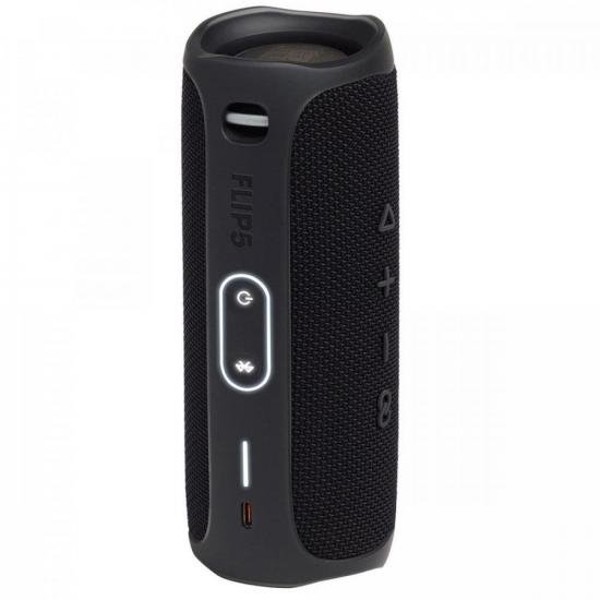 Caixa Multimídia Portátil Bluetooth FLIP 5 Preta JBL