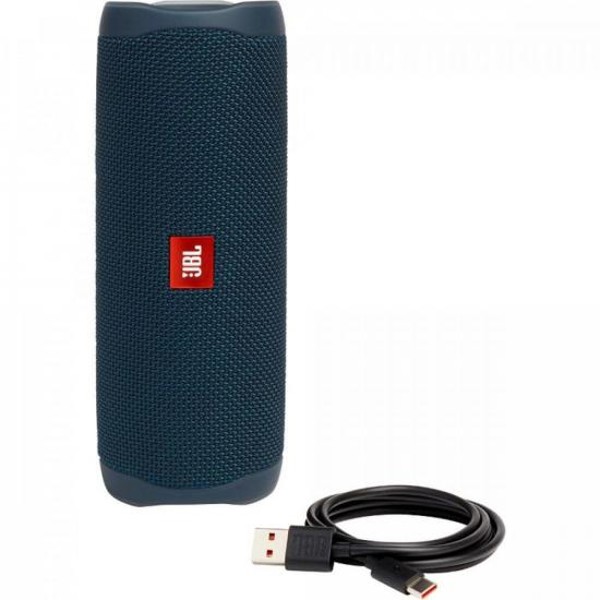 Caixa Multimídia Portátil Bluetooth FLIP 5 Azul JBL