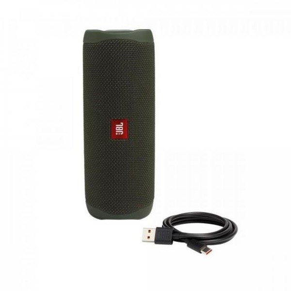 Caixa Multimídia Portátil Bluetooth FLIP 5 Verde JBL
