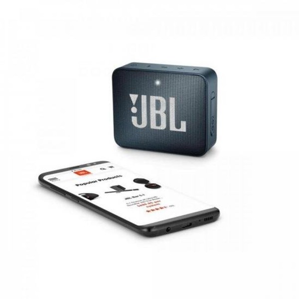 Caixa Multimídia Portátil Bluetooth GO 2 Navy JBL