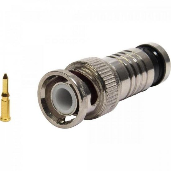 Conector BNC Macho de Compressão RG6 CBNC0008 STORM - PCT / 100
