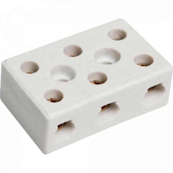 Conector de Porcelana 3 Polos 16mm CNPL0005 STORM - CX / 50