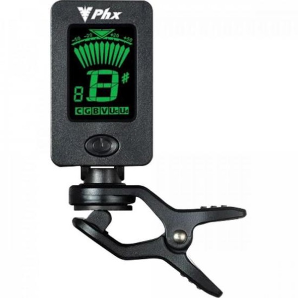 Afinador Digital Cromático Clip FT-18 Preto PHX