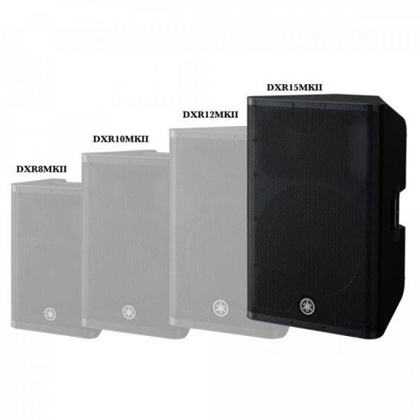 Caixa Acústica Yamaha DXR15 MKII Bi-Amplificada 15" de 2 Vias Preta