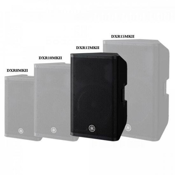 Caixa Acústica Yamaha DXR12 MKII Bi-Amplificada 12" de 2 Vias Preta