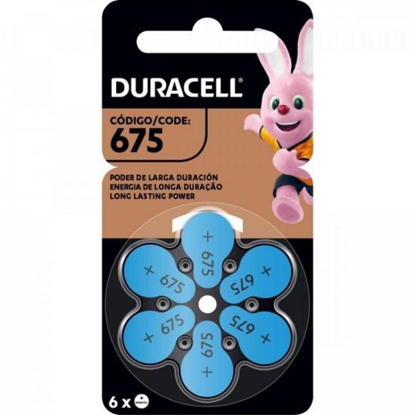 Pilha Auditiva 675 (Cartela C/6 Unid.) Duracell