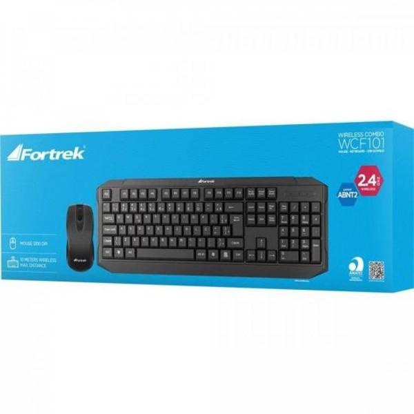 Combo Teclado + Mouse Wireless WCF-101 FORTREK