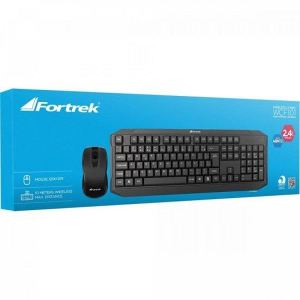 Combo Teclado + Mouse Wireless WCF-101 FORTREK