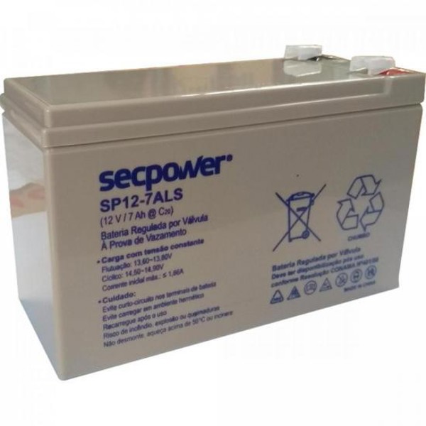 Bateria de Chumbo Ácida VRLA SP12-7ALS SecPower