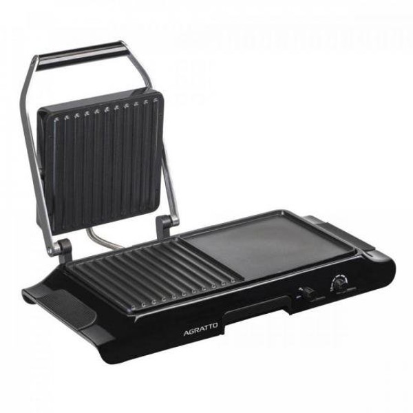 Grill Elétrico Agratto Duo Mr Cheff Preto 127v