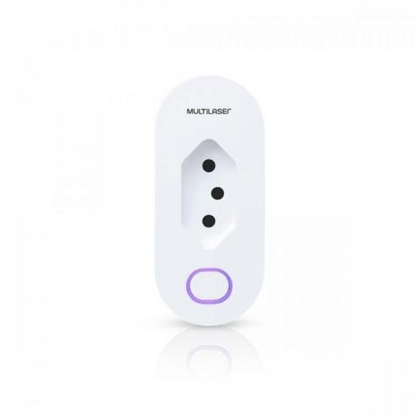 Plug de Tomada Inteligente Wi-Fi SE231 Branco MULTILASER