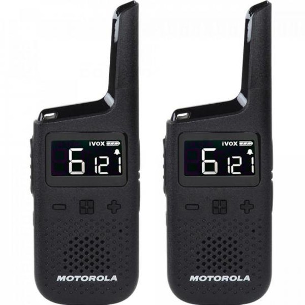 Rádio Comunicador Talkabout Motorola T38BR 32km Preto - PAR / 2