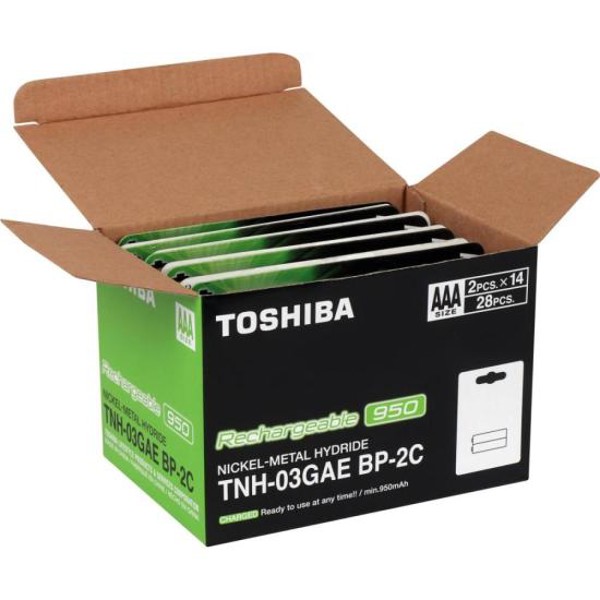 Pilha Recarregável AAA 1,2v 950mAh TNH03GAE (C/2 Pilhas) Toshiba