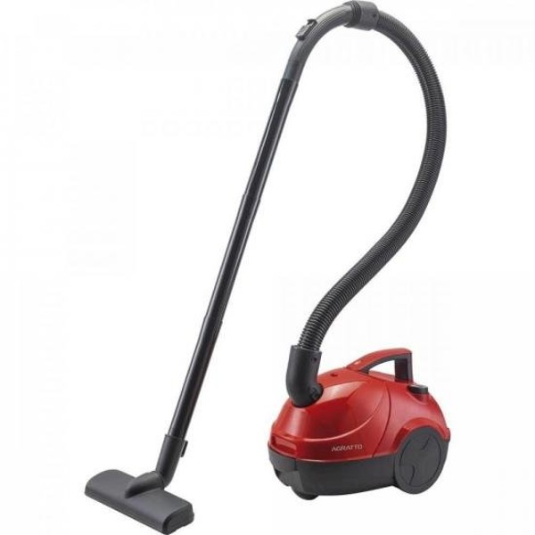 Aspirador de Pó 127V 1500W Praticci Vermelho AGRATTO