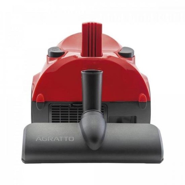 Aspirador de Pó 127V 1500W Praticci Vermelho AGRATTO
