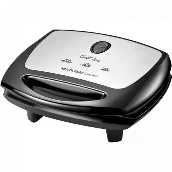 Sanduicheira e Grill 1200W 127V CE11 Inox MULTILASER