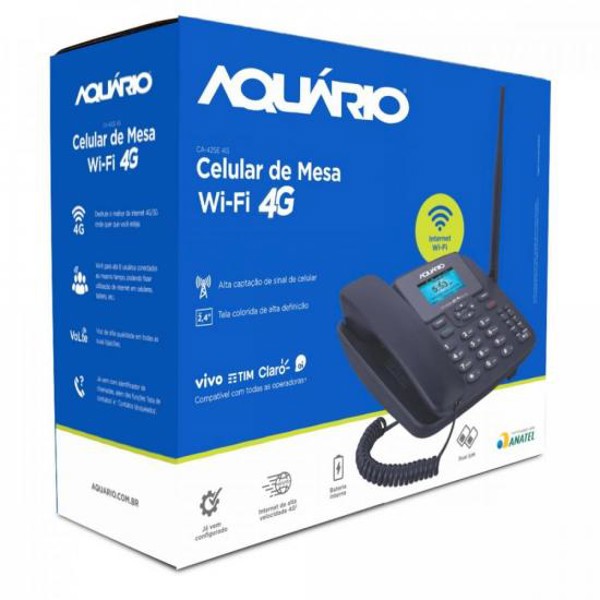 Telefone Celular de Mesa Wi-Fi 4G CA-42SE AQUÁRIO