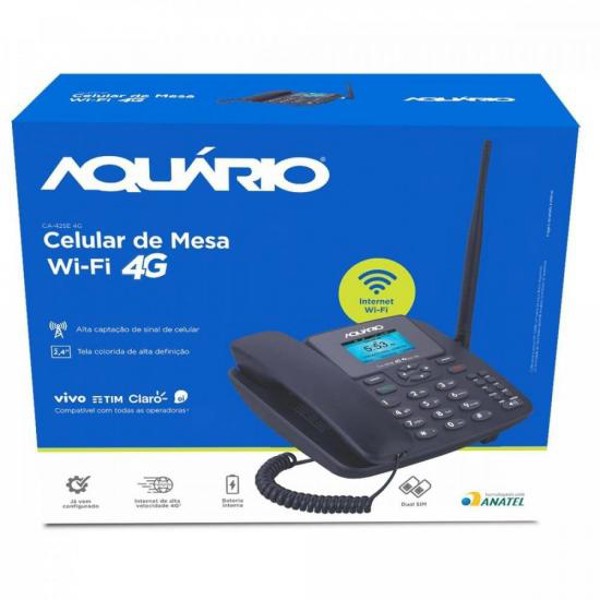 Telefone Celular de Mesa Wi-Fi 4G CA-42SE AQUÁRIO