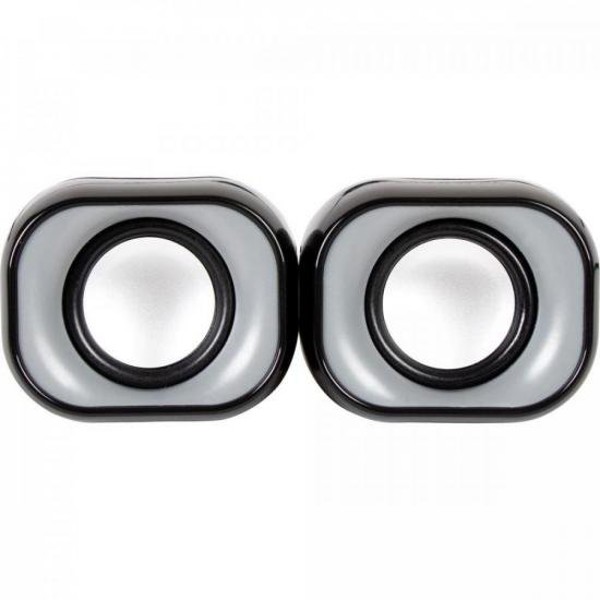 Mini Caixa de Som Multimídia SK-300 Black Piano FORTREK