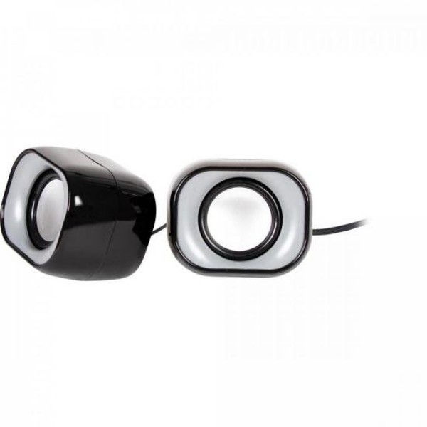 Mini Caixa de Som Multimídia SK-300 Black Piano FORTREK