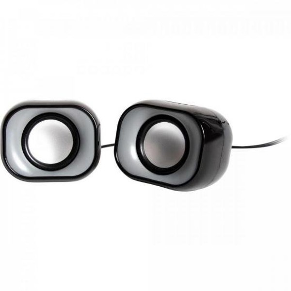 Mini Caixa de Som Multimídia SK-300 Black Piano FORTREK