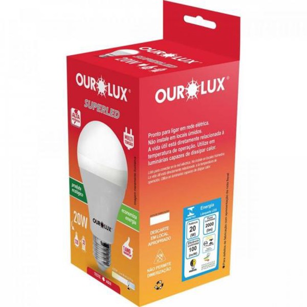 Lâmpada LED 20W Superled Bivolt Branca OUROLUX