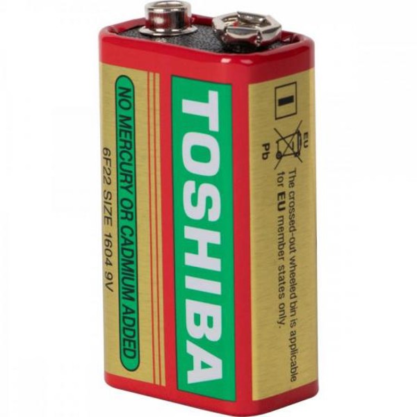 Bateria Zinco 9V 6F22KG (C/10 Baterias) Toshiba - CXF / 10