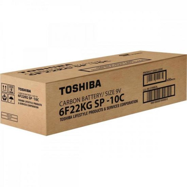 Bateria Zinco 9V 6F22KG (C/10 Baterias) Toshiba - CXF / 10