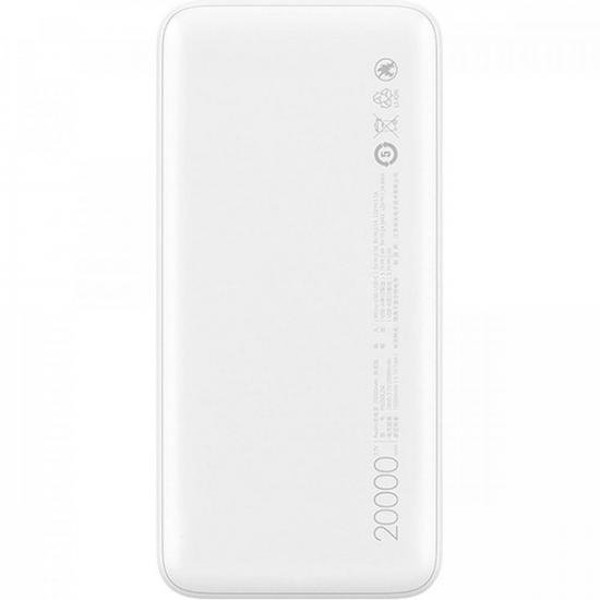 Carregador Portátil 20000mAh Fast Charge POWER BANK Branco XIAOMI