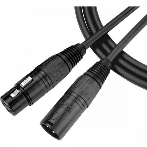 Cabo XLR Macho x XLR Fêmea 0,91m Ninja LW B Santo Angelo