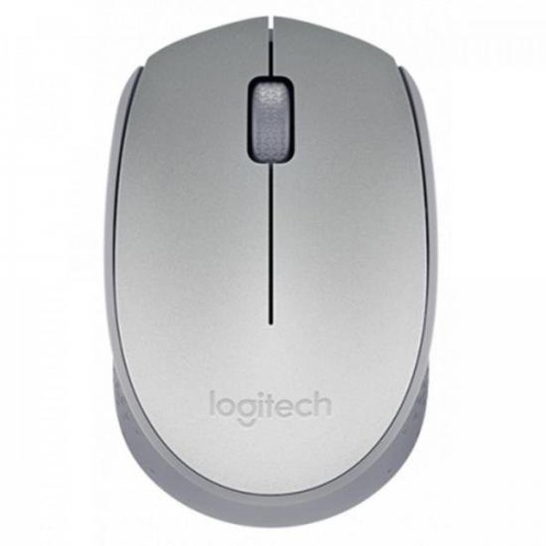 Mouse Sem Fio Logitech M170 Prata
